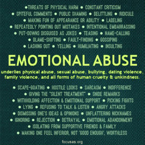 Emotional abuse