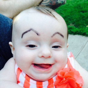 Draw Eyebrows On Your Baby