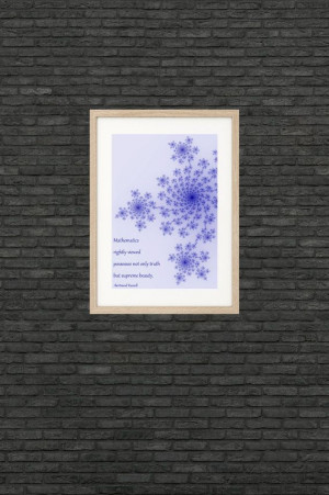 Science art - Mathematics - Russell quote and fractal by ...