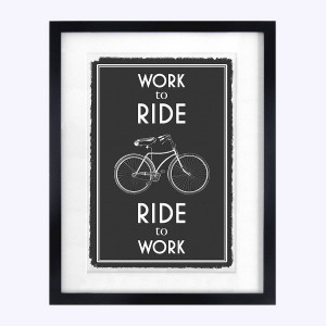 Street Bike Quotes Bicycle print by of life