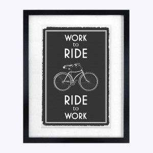 Street Bike Quotes Bicycle print by of life