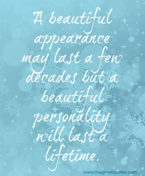 Beautiful Appearance Quotes