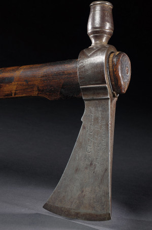 Pipe tomahawk presented to Chief Tecumseh (Shawnee, 1768–1813)