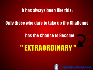 Be Extraordinary Quote