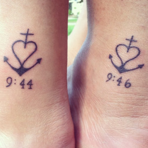 twin sister tattoo ideas creative Twin Sister Tattoo Ideas