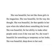 Beautiful girl quotes from inner beauty not just outer appearance ...