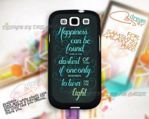 Quotes From Harry Potter - Print On Hard Case Samsung Galaxy S3 i9300