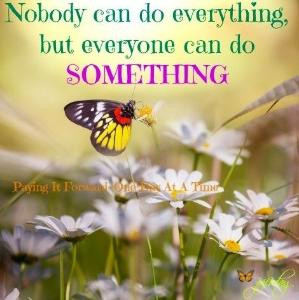 Everyone can do something