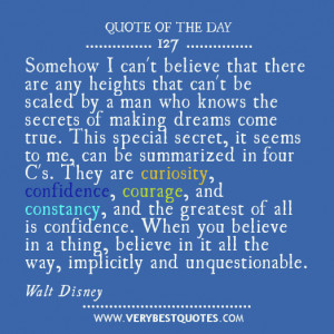 Motivational Quote Of The Day by Walt Disney