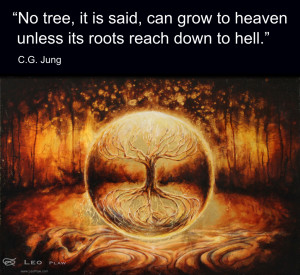 is said a picture tells a thousand words, and the quote from Carl Jung ...