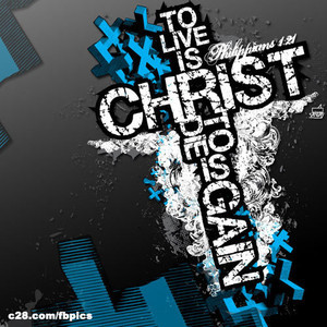 Free Christian Facebook Profile Image To Live is Christ