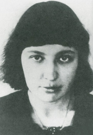 Marina Tsvetaeva, Russian poet, 1914.