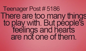 Don't play with a girls heart...ever