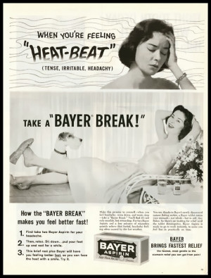 Bayer Aspirin Ad 1950s