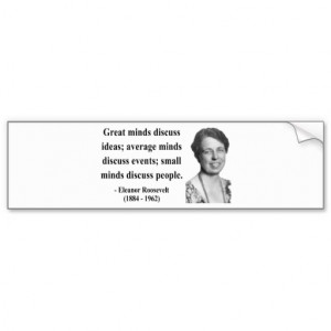Eleanor Roosevelt Quote 5b Bumper Stickers