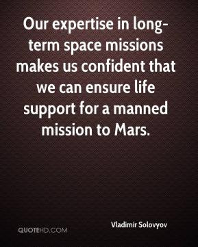 Vladimir Solovyov - Our expertise in long-term space missions makes us ...