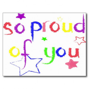 So proud of you postcards