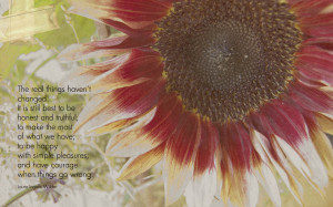 sunflower ingalls quote | Angela Fehr watercolour art