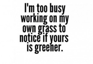 im-too-busy-working-on-my-own-grass-life-daily-quotes-sayings-pictures ...