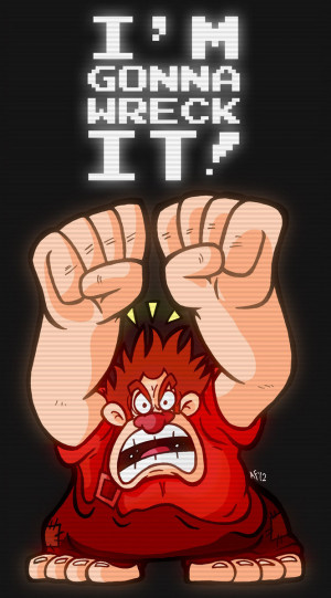 Wreck It Ralph Im Gonna Wreck It Stamps