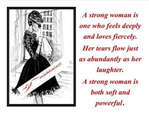 strong woman is.....