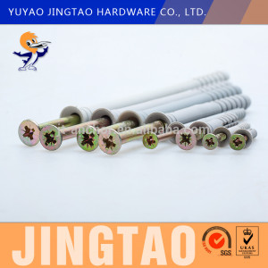 Nylon hammer drive Anchor with Nail Screw jpg