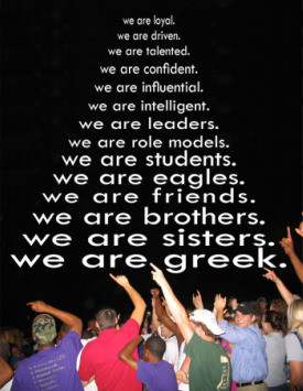 It is often said about Greek Life that “from the outside looking in ...