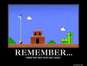 remember when this was your only goal mario bros funny cartoon