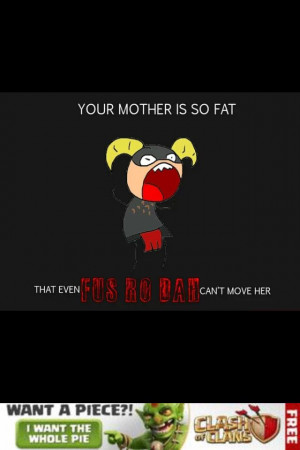 Yo Mama jokes.... Skyrim style!! :)