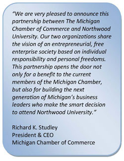 ... students with a free Michigan Chamber of Commerce Student Membership