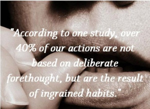 We must practice forethought