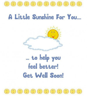 Get Well Soon Card Message