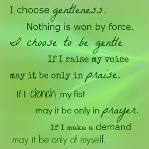 Lidia's Tidbits, Part 2: Gentleness - Life with Margins