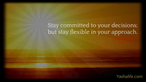 ... decisions but stay flexible in your approach - Tony Robbins #quotes