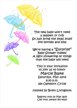 surprise baby shower invitations wording