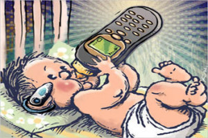 Cell Phone Addiction Cartoons
