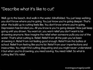 ... depression quotes depression pictures what is cutting like questions