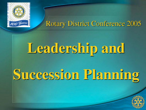 Transformational Leadership And Succession Planning