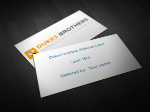 Or get free referral business cards to hand out and cash in. Just fill ...