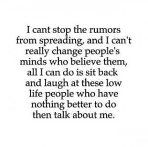 Stop Spreading Rumors Quotes