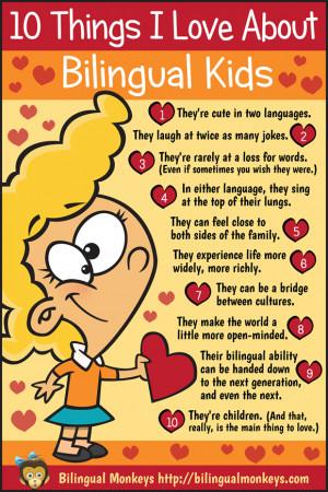 INFOGRAPHIC: 10 Things I Love About Bilingual Kids