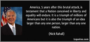 and equality will endure. It is a triumph of millions of Americans ...
