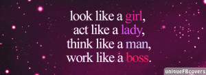 Quotes Covers Facebook Covers: Girls Quotes