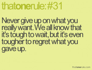 Not Giving Up quote #1