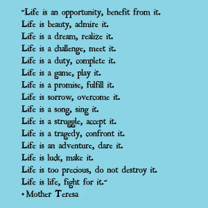 Mother Teresa Quotes About Life