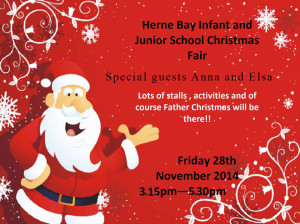 Herne Bay Infant and Juniors Christmas Fair | Fri 28th Nov