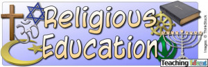 Religious Education Banner (PDF)