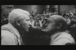 ... left) and Matthew Harrison Brady (March), right) in Inherit the Wind