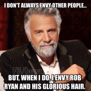 Rob Ryan and his glorious Hair