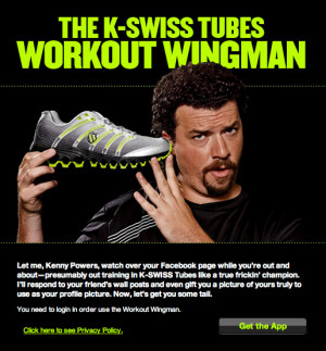 kenny powers is the ceo k swiss ad brilliance k swiss s kenny powers
